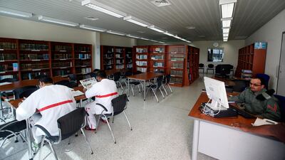 Dubai Culture and Arts Authority have teamed up for a programme that will see prison libraries equipped with a variety of books in different languages. Satish Kumar / The National