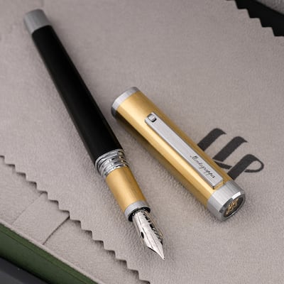 The fountain pen echoes the enduring appeal of the mechanical watch. Photo: Montegrappa