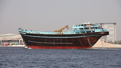 The vessel was designed to be a working dhow and will ship goods from the UAE to Yemen, Somalia, Sudan, Egypt, Kenya, Pakistan, India, and possibly Iraq, its owner said, Courtesy: Guinness World Records