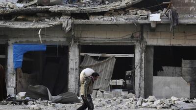 Most buildings in their area are either a pile of metal and stones, or so damaged they are no longer habitable.