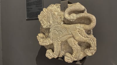 Objects from the Mamluk era displayed in the Museum of Islamic Art in Cairo.