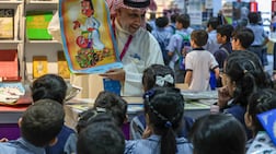 The Abu Dhabi International Book Fair, which launched in 1981, has grown into a major gathering for publishers, writers, readers and families from around the world. Victor Besa / The National