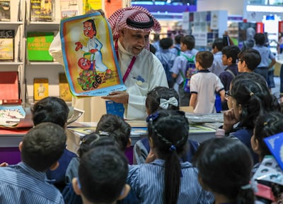 The Abu Dhabi International Book Fair programme will be held across six stages. Victor Besa / The National