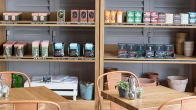 Wild & The Moon serves 100 per cent organic, cold-pressed, plant-based, wheat-free and unpasteurised dishes and drinks. Antonie Robertson / The National