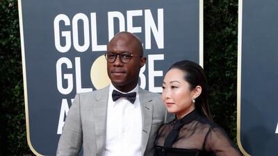 Barry Jenkins and Lulu Wang arrive at the 77th annual Golden Globe Awards at the Beverly Hilton Hotel on January 5, 2020. Reuters