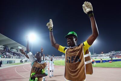 Francis Uzoho was part of Nigeria's team for the Under 17 World Cup in the UAE in 2013. Alex Grimm / Getty Images