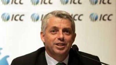 Dave Richardson, acting chief executive of International Cricket Council.
