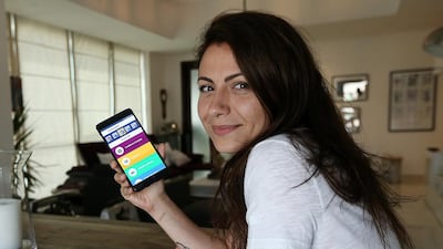 Krystel Hoche, the founder of Yo Neighbour. Satish Kumar / The National