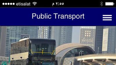 The Public Transport app allows users to check their Nol transport card balance, top up, apply for a personalised Nol card and track their transaction and travel history. It allows you to recharge before you hop on a bus, train, metro or the tram but it needs more functions to attract more users.