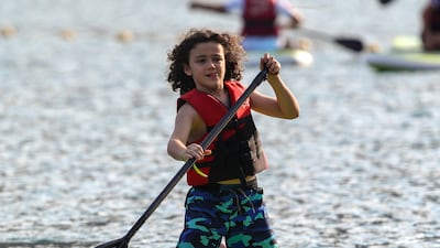Children, teenagers and adults took part in the outdoor activity day