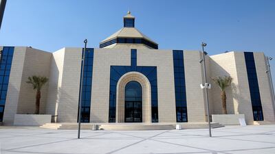 Our Lady of Arabia Cathedral in Awali, south of the Bahraini capital, Manama. Mazen Mahdi / AFP