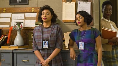 Taraji P Henson and Janelle Monáe in Hidden Figures. Hopper Stone