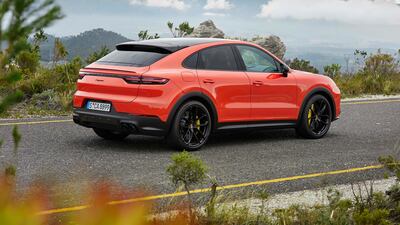 The Cayenne Coupe is strictly a four seater with a rear bench molded into two individual seats. Courtesy Porsche AG