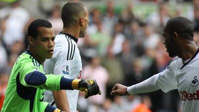Michel Vorm has made an impressive start to life in goal for Swansea City in the Premier League.