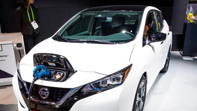 Jose Munoz, Nissan's chief performance officer says that the Leaf, which will be introduced to the Middle East this year, will lead their aims. Courtesy Nissan