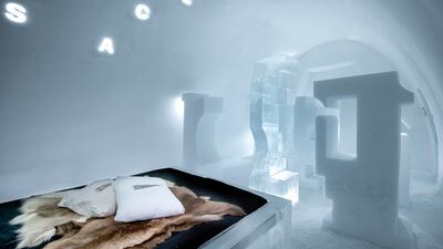 The room celebrates typography and the space between letters.