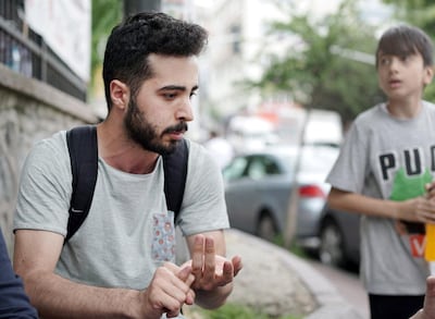 Deniz Burak, 23, student at Mimar Sinan University of Fine Arts.