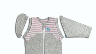 Stage 2: swaddle up transition suit; Dh170. Courtesy: Love to Dream
