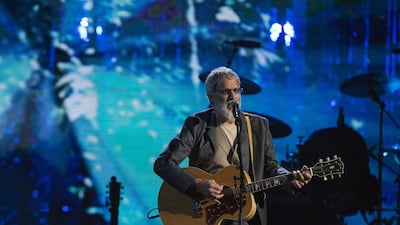 Yusuf Islam in concert eralier this year. Lucas Jackson / Reuters