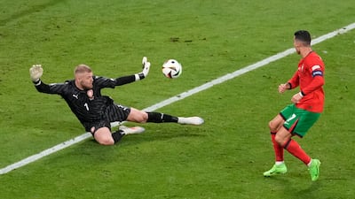 Came out smartly to make a fantastic one-handed save to deny Ronaldo. Another good save from Ronaldo just before half time. Equal to everything until his terrible blunder to palm the ball against Hranac to cause the own goal for Portugal's equaliser. Should have caught the ball, despite the wet conditions. AP