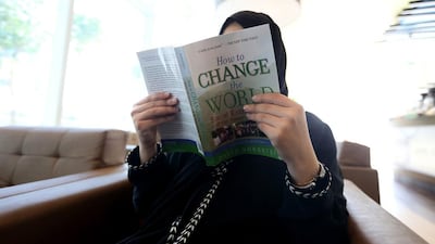 Young Emirati Mariam Al Halami is already considered to have considerable expertise on UAE education policy and she is about to start her PhD in London. She is also setting up an educational consultancy. Fatima Al Marzooqi / The National