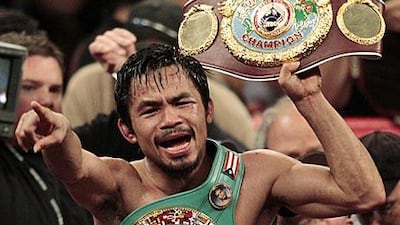 Manny Pacquiao will enter another tough arena. Jeff Haynes / Reuters
