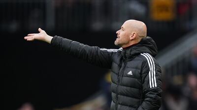 Manchester United manager Erik ten Hag. PA
