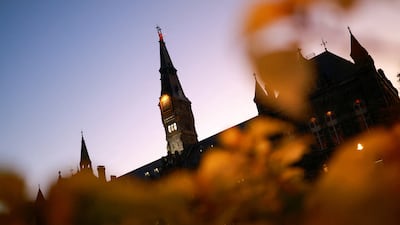 Georgetown University in Washington. Reuters