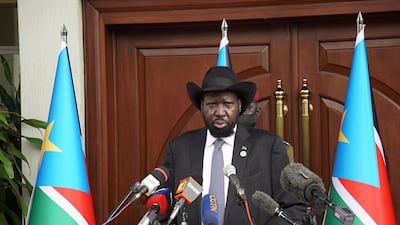 South Sudan President Salva Kiir's transitional government has been slow to write a new constitution and pave the way for elections. AFP