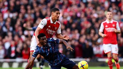 Taiwo Awoniyi - 4, Was given the tough task of trying to almost single-handedly keep the ball from Saliba and Gabriel, a task that he was ultimately unable to fulfil. Reuters