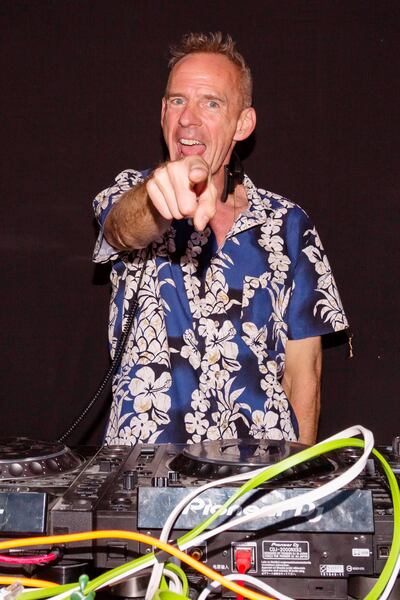 Fatboy Slim aka Norman Cook will perform at Party in the Park next weekend. Shutterstock.