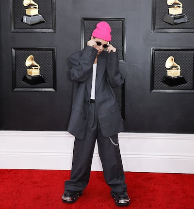 Justin Bieber's latest luxury streetwear flex is mostly a host of super-inflated XXL fits. EPA