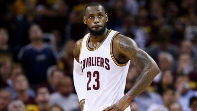LeBron James produced remarkable figures in the NBA Finals despite Cleveland's defeat to Golden State. Ezra Shaw / AFP