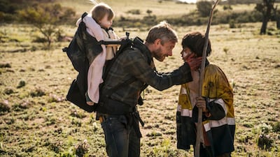 Martin Freeman, left, and Simone Lander in Cargo. Courtesy Netflix