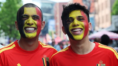 Belgium fans arrive before the Group G match between Belgium and Egypt at Seattle Stadium in Seattle, Washington. AFP