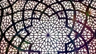 The Egyptian artist Sherin Guirguis's mixed media work Untitled (Shoroud). Courtesy The Third Line