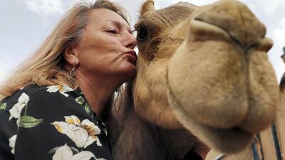 Viviane Paturel-Mazot is a managing partner at The Camel Farm in Al Lisaili. Chris Whiteoak / The National
