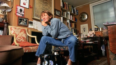 Jane Birkin with her Hermes bag in 1996. Photo: Mike Daines / Shutterstock