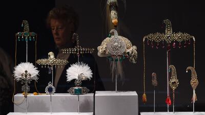 Thieves escaped with items of Indian maharajahs' treasures owned by a member of the Qatari royal family after an audacious heist at the Doge's palace in Venice. AFP PHOTO / JEWEL SAMAD