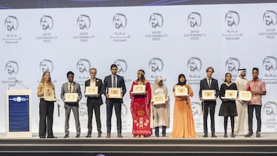 Winners collect their awards. Antonie Robertson / The National