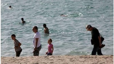 Jumeirah Beach in Dubai: Swimmers are being more careful after three men drowned in separate incidents on the same day.