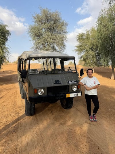 Open-sided jeeps are used for a guided tour and to showcase wildlife on the way. Photo: Gemma White for The National