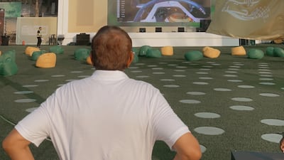 For grandstand ticket holders, an area in the South circuit was dedicated to an outdoor seating area with big-screen streaming Friday's practice and Saturday's qualifying live.