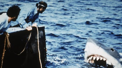 Richard Dreyfuss and Robert Shaw in 'Jaws'. Getty Images