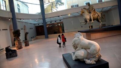 Visits to cultural attractions such as Rome's Capitoline Museum may help fight radicalisation. Filippo Monteforte / AFP