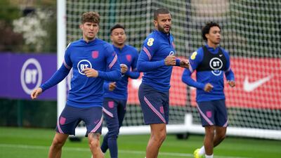 England's Kyle Walker trains at the Hotspur Way Training Ground. PA