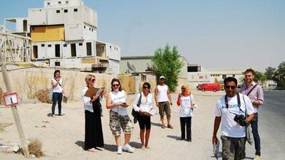 MENAlab, organised by tasmena, takes walkers through Dubai’s old district to take photos, document and discuss their findings.