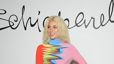 Singer Pixie Lott attends the Schiaparelli Haute Couture Spring/Summer 2020 show in Paris, France. Getty Images