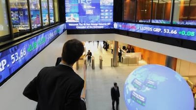 The London Stock Exchange, where shares have had a turbulent 2022. PA