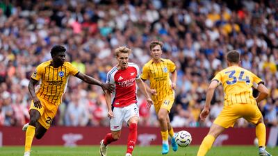 Young Cameroonian can be pleased with his efforts against the likes of Rice and Odegaard in centre of the park. Powerful runner who had a couple of half-chances that he failed to finish in second half. PA